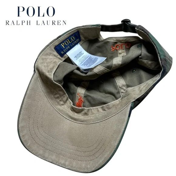 Polo Ralph‎ Lauren VINTAGE Camoflauge Adjustable Hat
